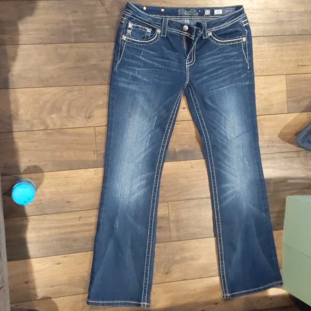 Miss me boot cut blue jeans